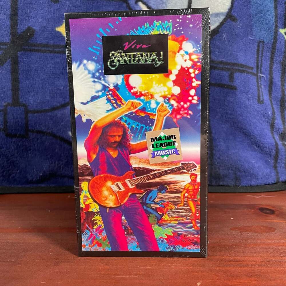 Viva Santana! VHS Tape Factory Sealed CMV Enterprises 1988